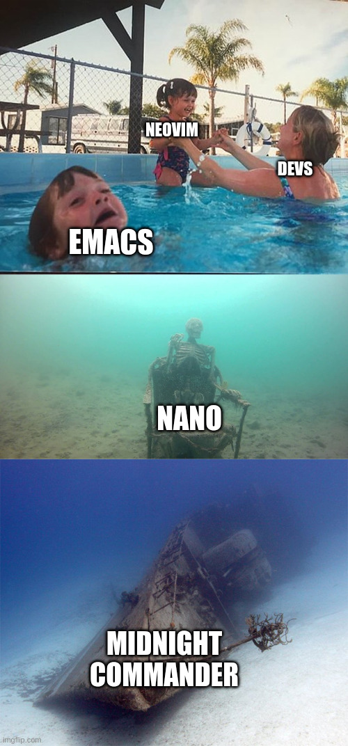 vim vs emacs meme